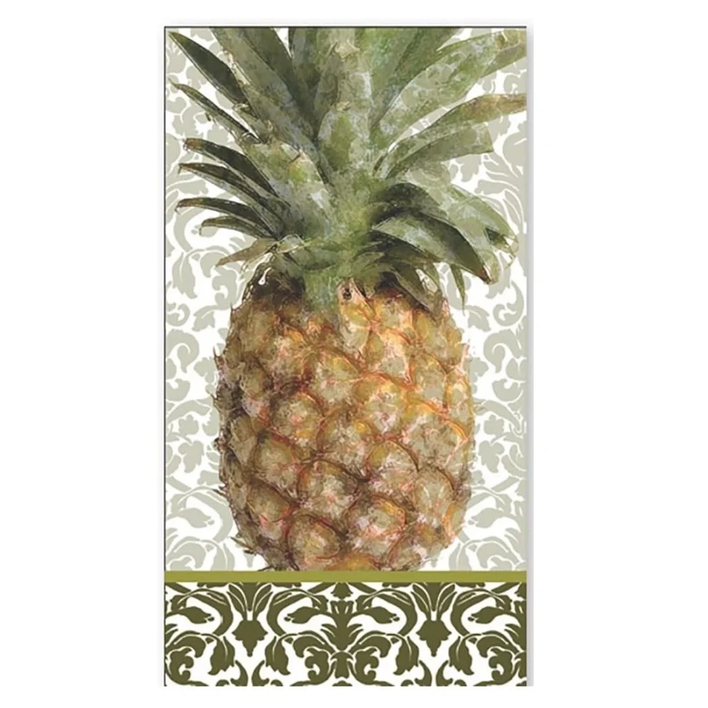 Exotic Pineapple Guest Towels / Paper Napkins, 32 ct